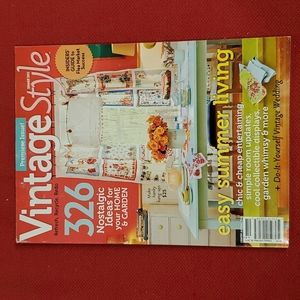 Vintage Style PREMIER ISSUE Summer 2012 Collectible lifestyle thrifters DIY